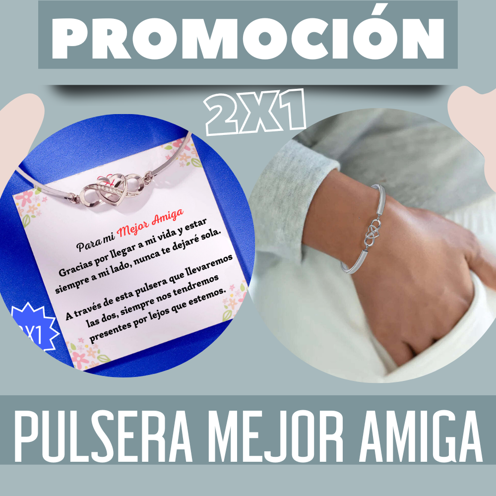 Pulsera mi mejor amiga (OFERTA 2x1) + MENSAJE